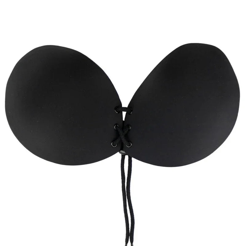 BYE-BRA - SUJETADOR ADHESIVO ENTRELAZADO NEGRO COPA A - Nuvica