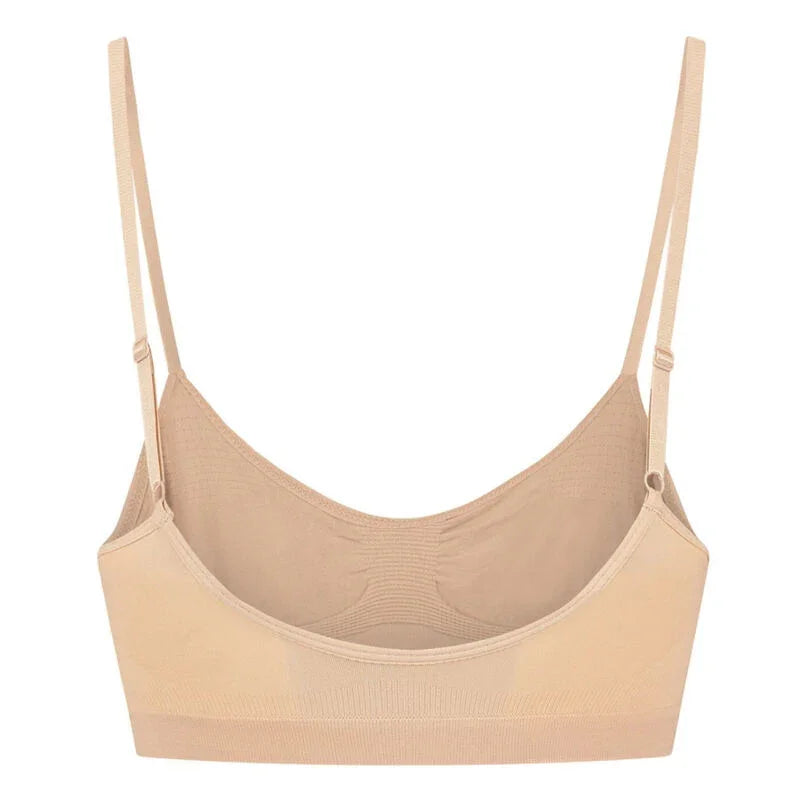BYE-BRA - MEDIUM CONTROL SUJETADOR SIN COSTURAS NEGRO TALLA XL - Nuvica