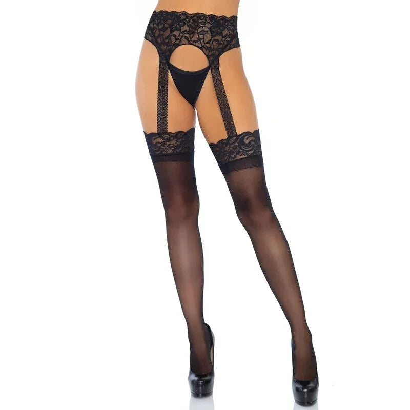 LEG AVENUE - MEDIAS CON LIGUERO OPACAS TALLA ÚNICA - Nuvica