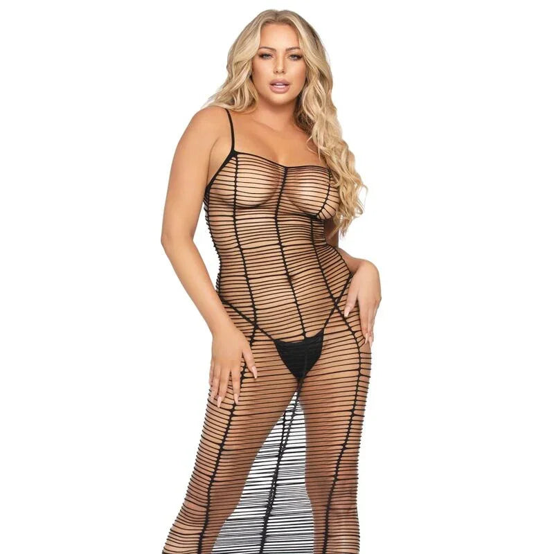 LEG AVENUE - VESTIDO LINEAS HORIZONTALES TALLA ÚNICA - Nuvica
