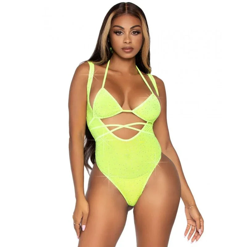 LEG AVENUE - BIKINI TOP AND BODY TALLA ÚNICA - Nuvica