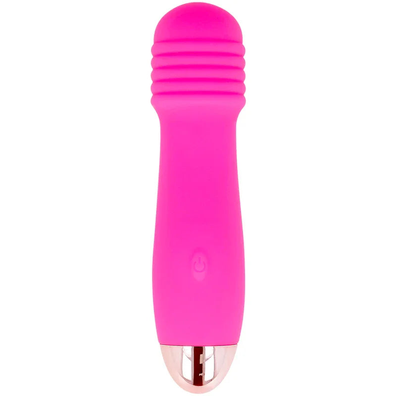 DOLCE VITA - VIBRADOR RECARGABLE THREE ROSA 7 VELOCIDADES - Nuvica