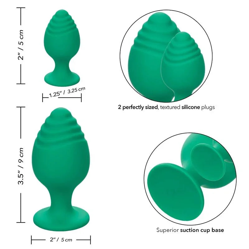 CALEXOTICS - CHEEKY PLUGS ANALES VERDE - Nuvica
