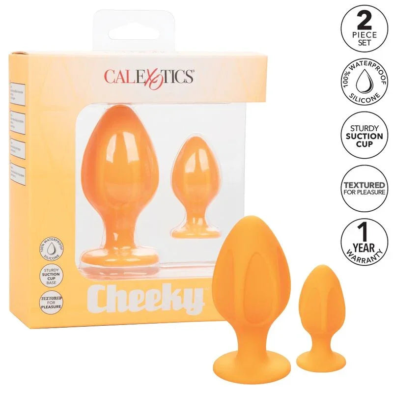 CALEXOTICS - CHEEKY PLUGS ANALES NARANJA - Nuvica