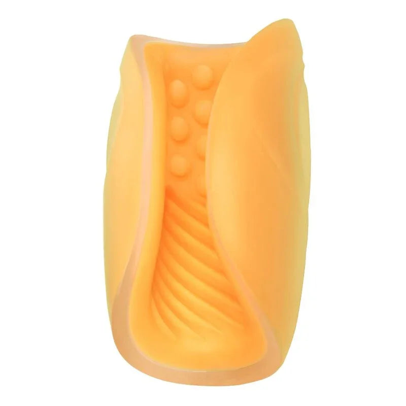 CALEXOTICS - BEADED GRIP MASTURBADOR TEXTURADO NARANJA - Nuvica