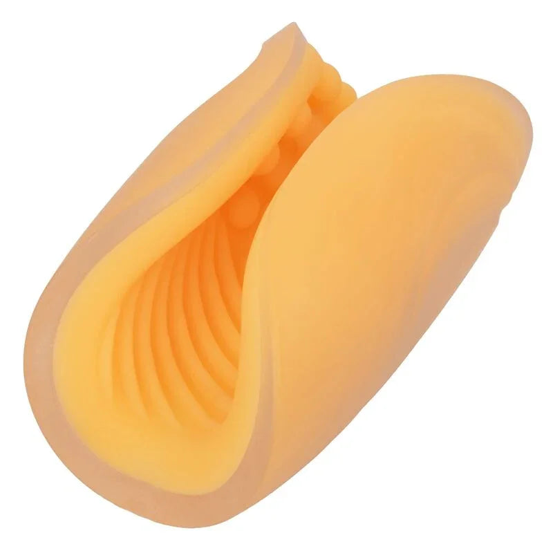 CALEXOTICS - BEADED GRIP MASTURBADOR TEXTURADO NARANJA - Nuvica