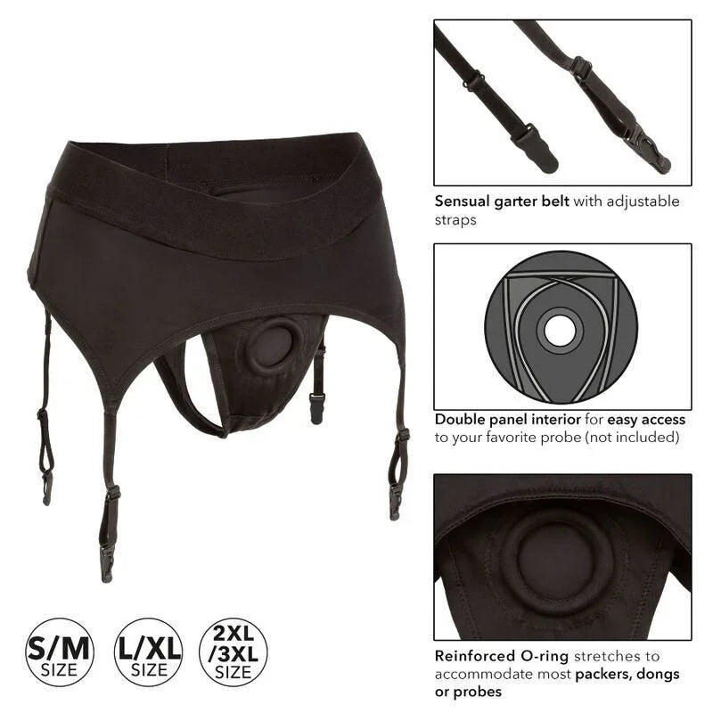 CALEXOTICS - BOUNDLESS ARNÉS TANGA CON LIGUERO S/M - Nuvica