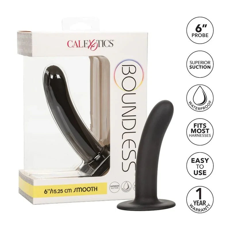 CALEXOTICS - BOUNDLESS DILDO LISO 15.25 CM COMPATIBLE CON ARNÉS - Nuvica