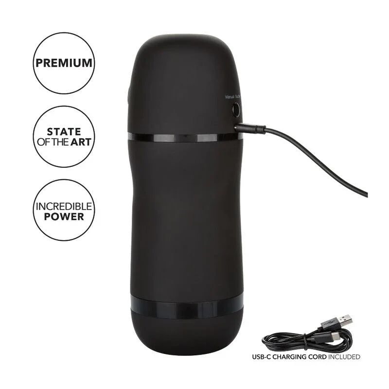 CALEXOTICS - OPTIMUM POWER MASTURBADOR CON VIBRACIÓN Y ONDAS ESTIMULADORAS - Nuvica