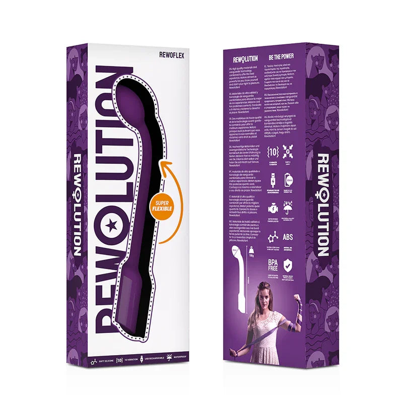 REWOLUTION - REWOFLEX VIBRADOR ESTIMULADOR PUNTO G FLEXIBLE - Nuvica