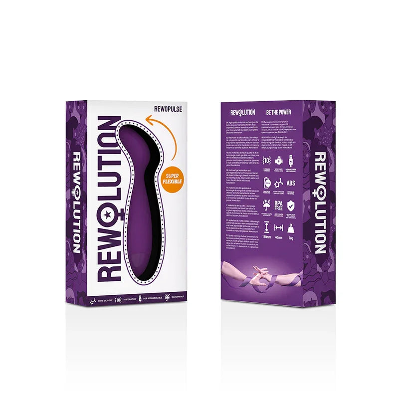 REWOLUTION - REWOPULSE VIBRADOR FLEXIBLE ESTIMULADOR PUNTO G - Nuvica