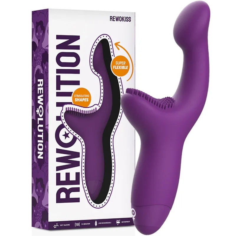 REWOLUTION - REWOKISS VIBRADOR ESTIMULADOR PUNTO A - Nuvica