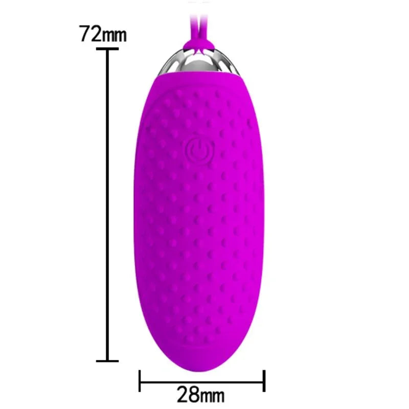 PRETTY LOVE - JOANNA HUEVO VIBRADOR CONTROL REMOTO 12 MODOS - Nuvica