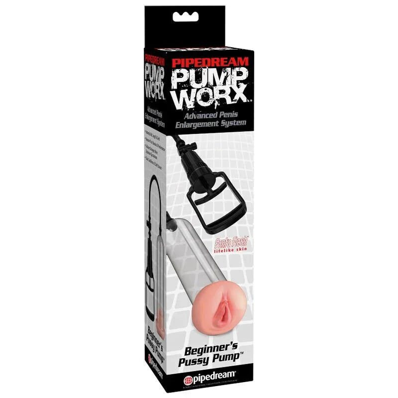 PUMP WORX - BOMBA DE ERECCIÓN CON VAGINA PARA PRINCIPIANTES - Nuvica