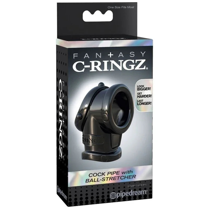 FANTASY C-RINGZ - COCK PIPE WITH BALL STRECH - Nuvica