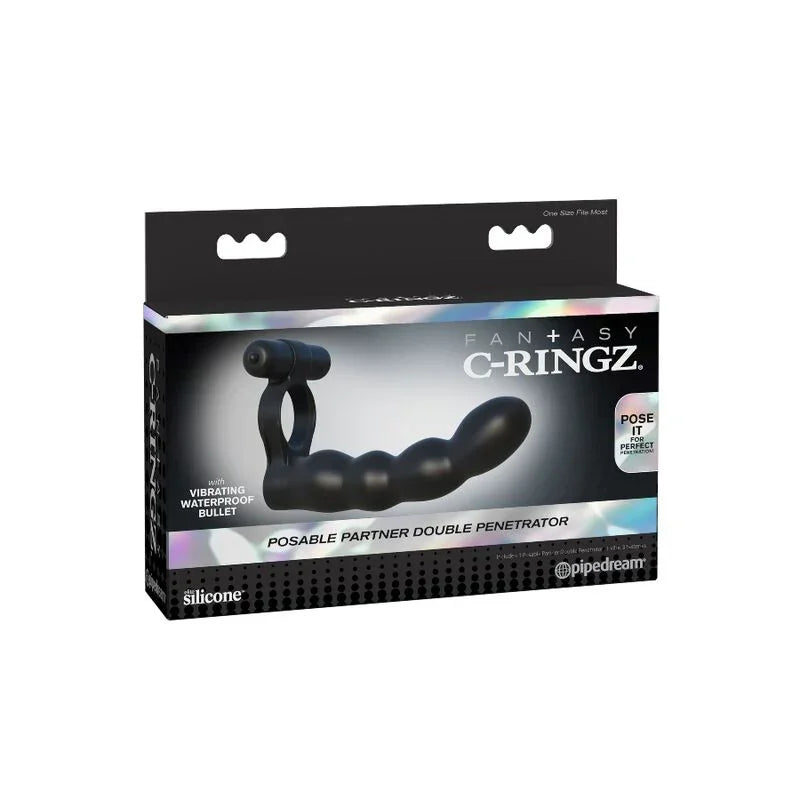 FANTASY C-RINGZ - ANILLO DOBLE PENETRACION POSABLE - Nuvica