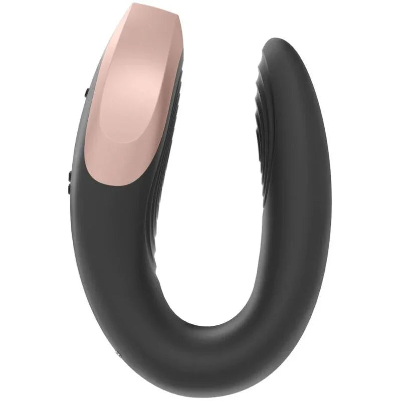 SATISFYER - APP DOUBLE LOVE VIBRADOR PAREJAS LUXURY NEGRO - Nuvica