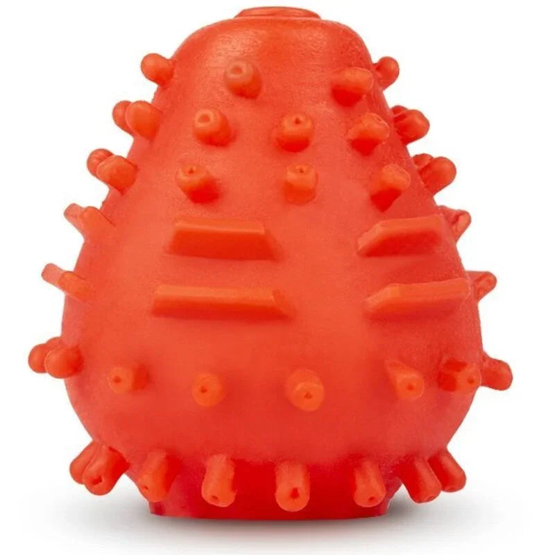 G-VIBE - HUEVO MASTURBADOR TEXTURADO REUTILIZABLE ROJO - Nuvica