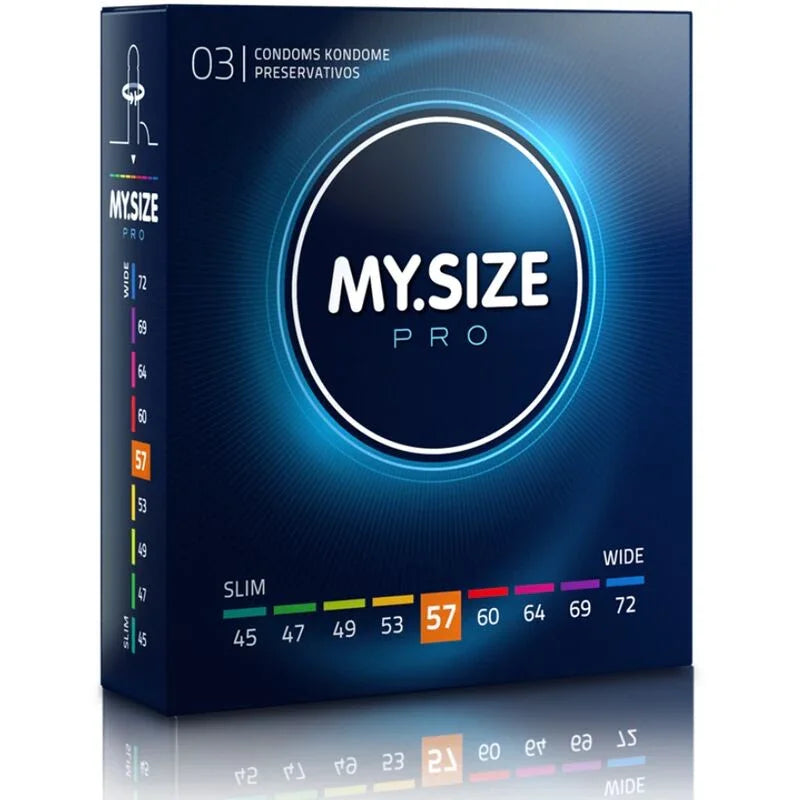 MY SIZE - PRO PRESERVATIVOS 57 MM 3 UNIDADES - Nuvica