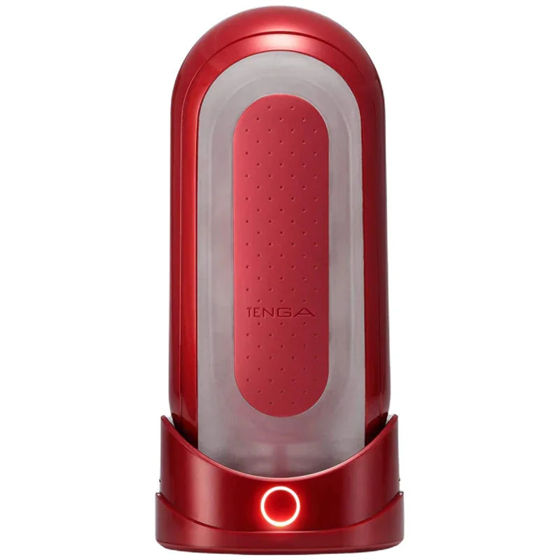 TENGA - FLIP 0 ZERO ROJO CON CALENTADOR - Nuvica