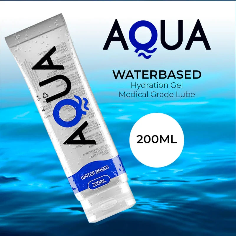 AQUA QUALITY - LUBRICANTE BASE DE AGUA 200 ML - Nuvica