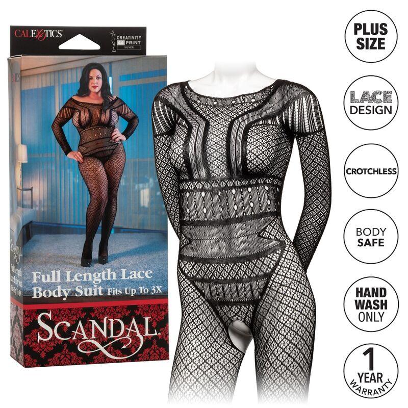 CALEXOTICS - LACE BODY SUIT TALLA PLUS - Nuvica