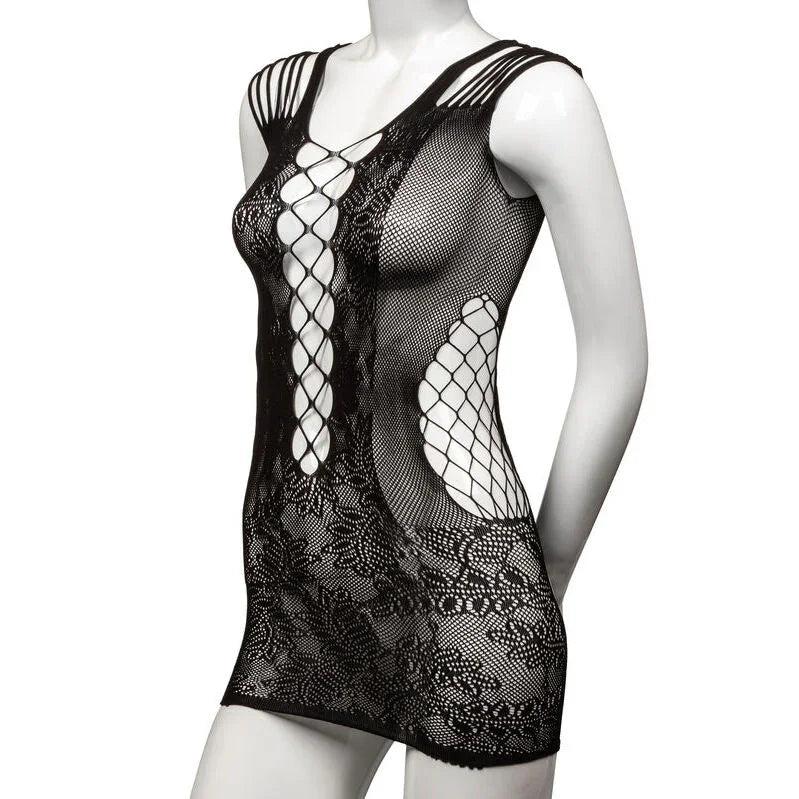 CALEXOTICS - PEEK-A-BOO MINI VESTIDO PLUS SIZE - Nuvica