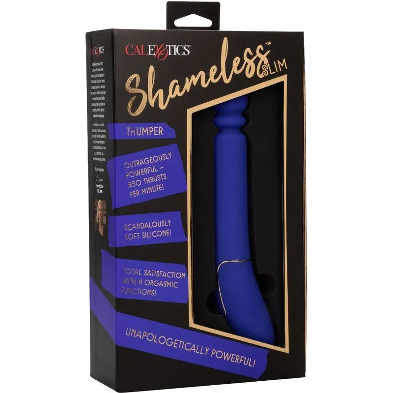 CALEXOTICS - SHAMELESS SLIM THUMPER MASAJEADOR AZUL - Nuvica