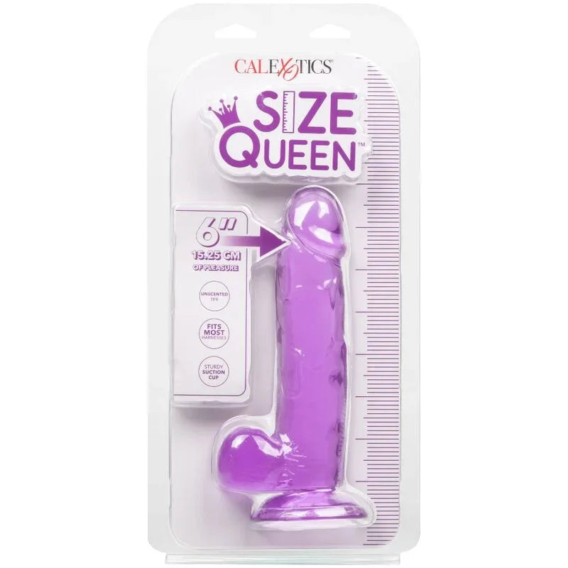 CALEXOTICS - SIZE QUEEN DILDO LILA 15.3 CM - Nuvica