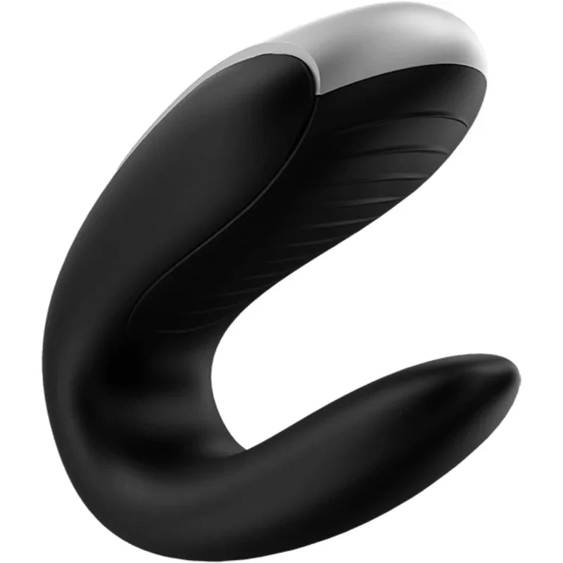SATISFYER - DOUBLE FUN PARTNER VIBRADOR NEGRO - Nuvica