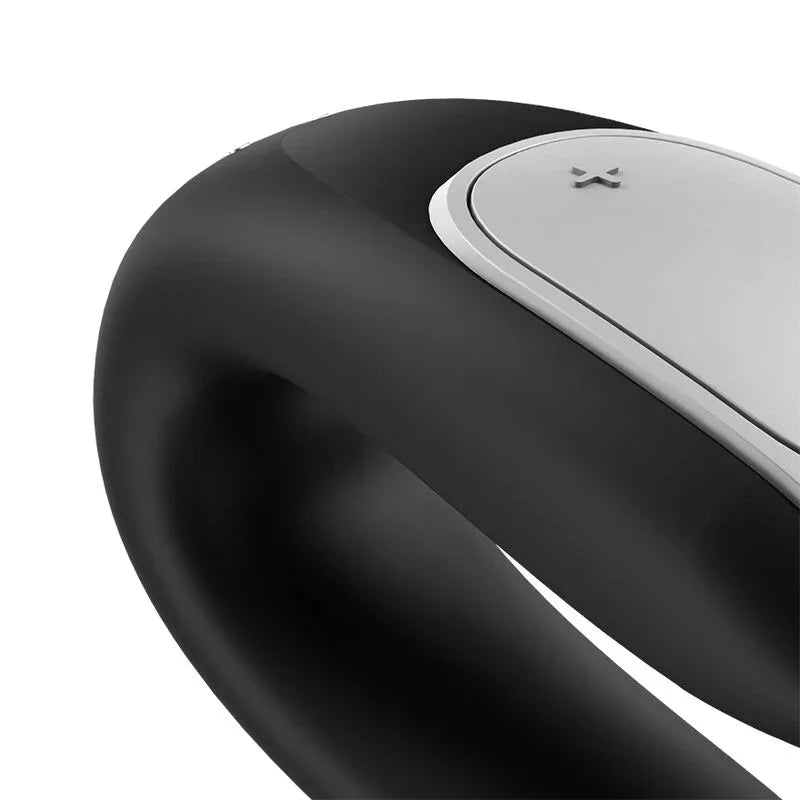 SATISFYER - DOUBLE FUN PARTNER VIBRADOR NEGRO - Nuvica