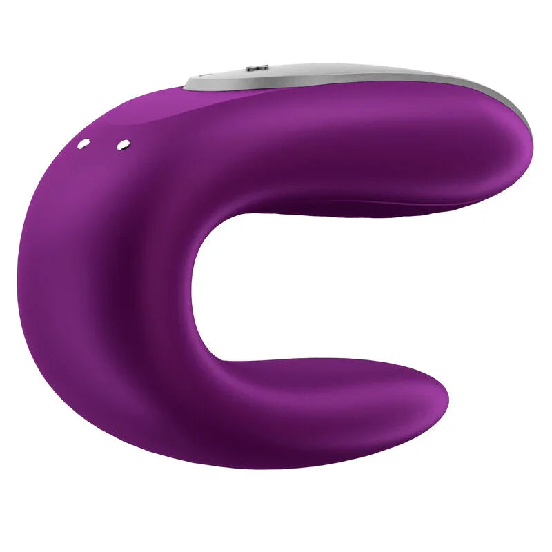 SATISFYER - DOUBLE FUN PARTNER VIBRADOR LILA - Nuvica