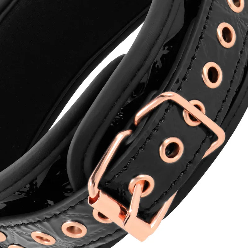 BEGME - BLACK EDITION COLLAR CON CADENAS Y PINZAS PEZONES CON FORRO DE NEOPRENO - Nuvica