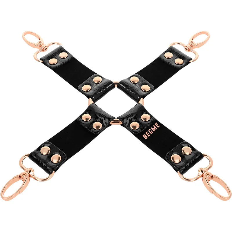 BEGME - BLACK EDITION HOG TIE CUERO VEGANO - Nuvica