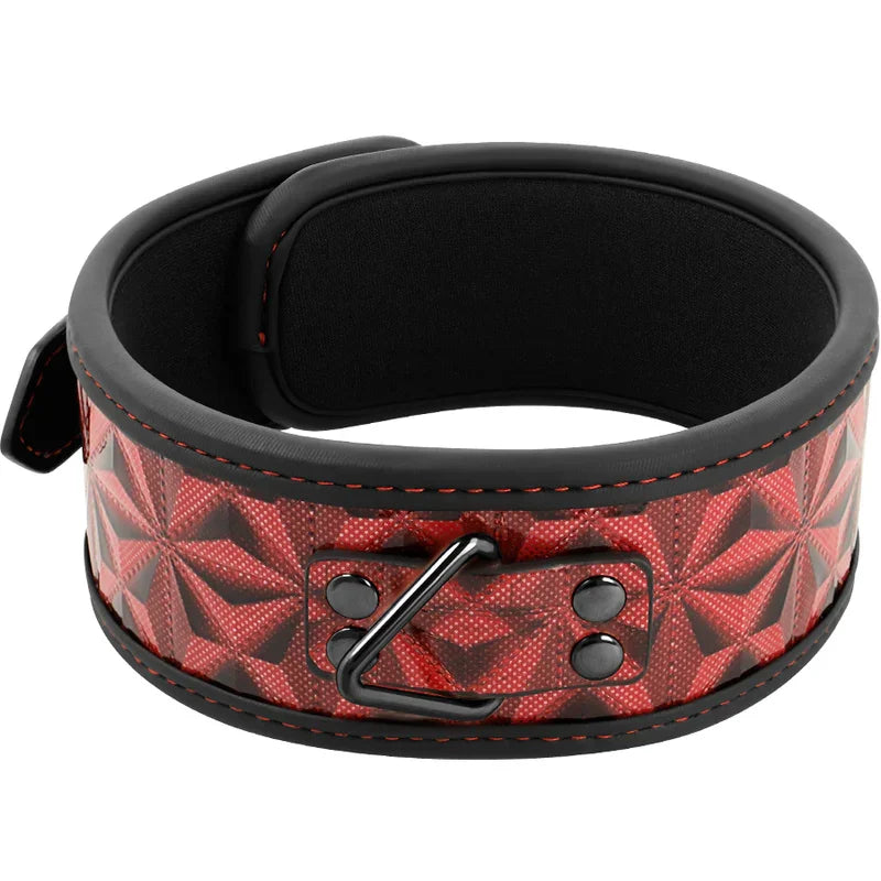 BEGME - RED EDITION COLLAR CUERO VEGANO CON FORRO DE NEOPRENO - Nuvica