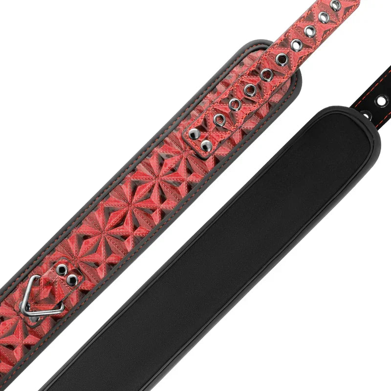 BEGME - RED EDITION COLLAR CUERO VEGANO CON FORRO DE NEOPRENO - Nuvica