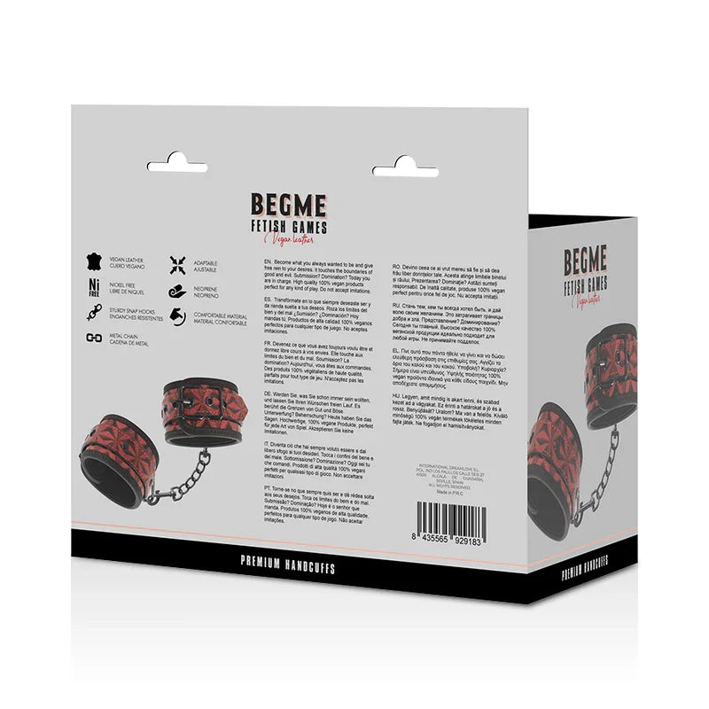 BEGME - RED EDITION ESPOSAS PARA MANOS CON FORRO DE NEOPRENO - Nuvica