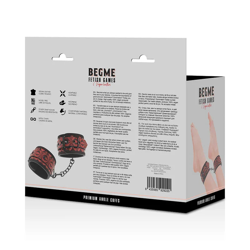 BEGME - RED EDITION ESPOSAS PARA TOBILLOS CON FORRO DE NEOPRENO - Nuvica