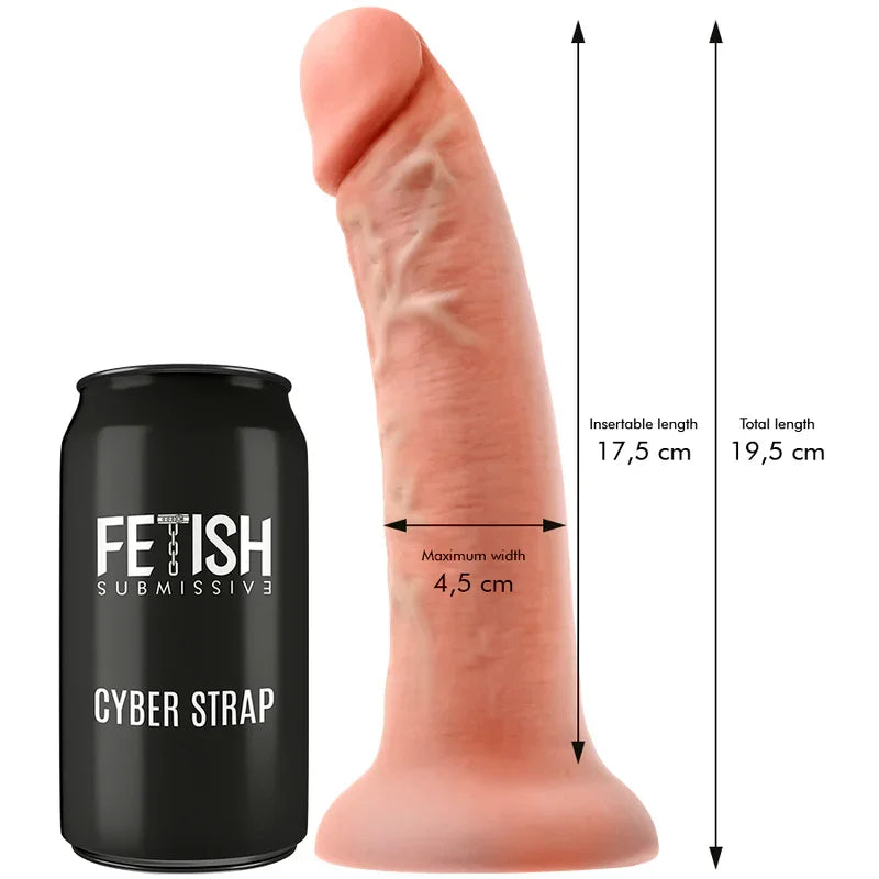 FETISH SUBMISSIVE CYBER STRAP - ARNÉS CON DILDO Y BALA CONTROL REMOTO TECNOLOGÍA WATCHME M - Nuvica