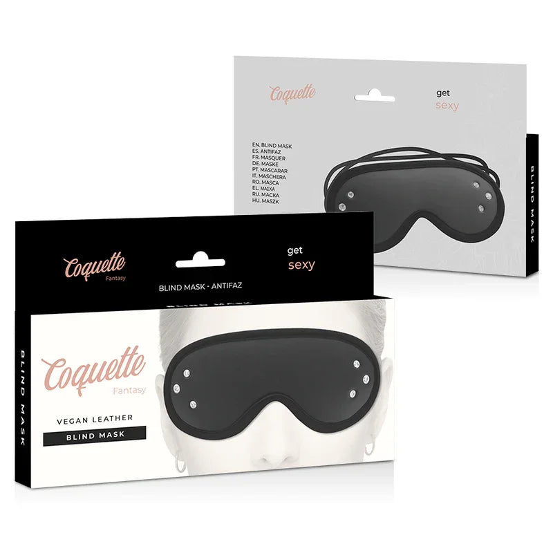 COQUETTE CHIC DESIRE - FANTASY ANTIFAZ CUERO VEGANO CON FORRO DE NEOPRENO - Nuvica