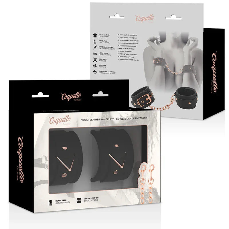 COQUETTE CHIC DESIRE - FANTASY ESPOSAS PARA MANOS CUERO VEGANO CON FORRO DE NEOPRENO - Nuvica