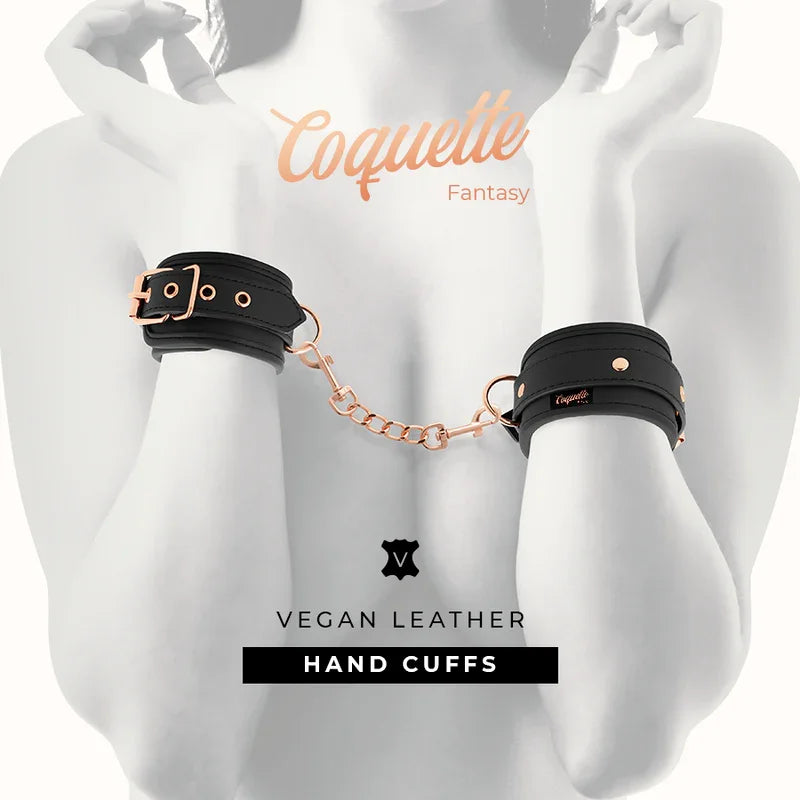 COQUETTE CHIC DESIRE - FANTASY ESPOSAS PARA MANOS CUERO VEGANO CON FORRO DE NEOPRENO - Nuvica