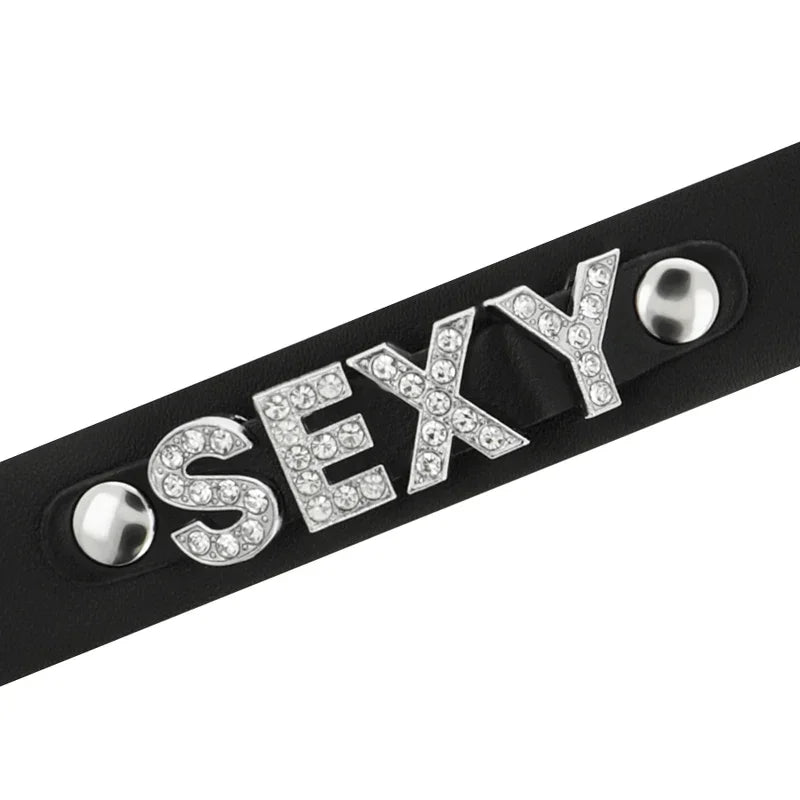 COQUETTE CHIC DESIRE - CHOKER CUERO VEGANO SEXY - Nuvica