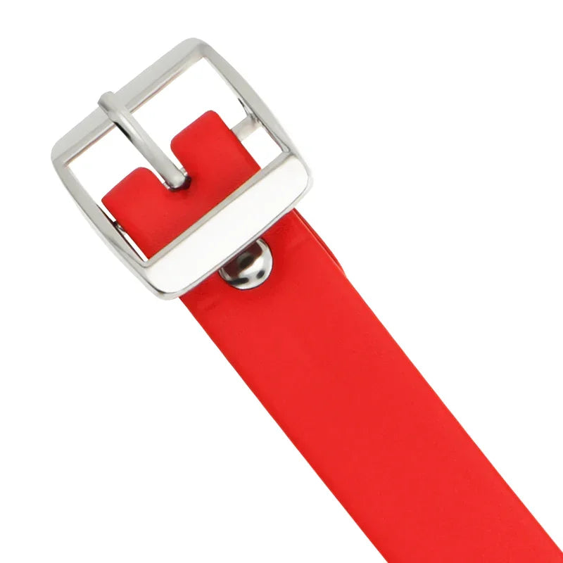 COQUETTE CHIC DESIRE - COLLAR CUERO VEGANO ROJO ACCESORIO WOMAN FETISH - Nuvica