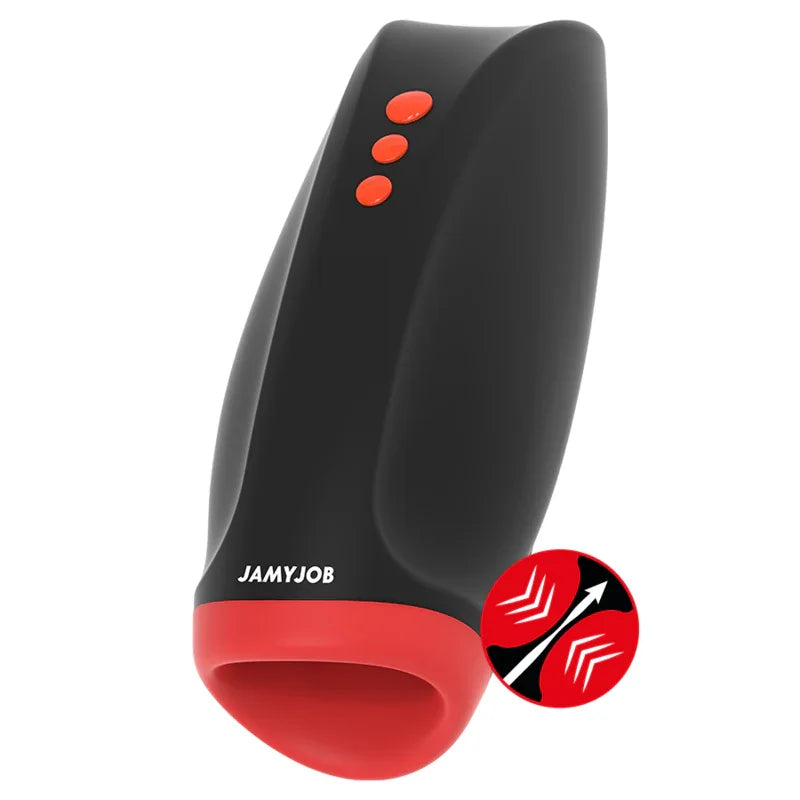 JAMYJOB - NOVAX MASTURBADOR CON VIBRACIÓN Y COMPRESIÓN - Nuvica