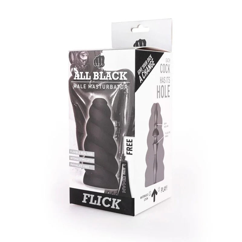 ALL BLACK - MASTURBADOR FLICK - Nuvica