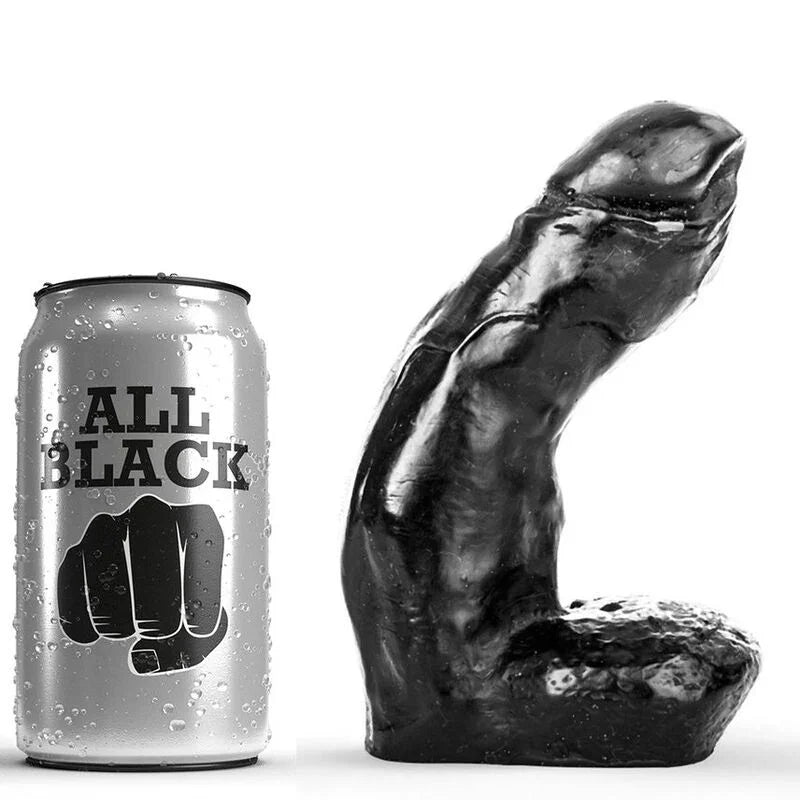 ALL BLACK - DILDO REALÍSTICO 15 CM - Nuvica