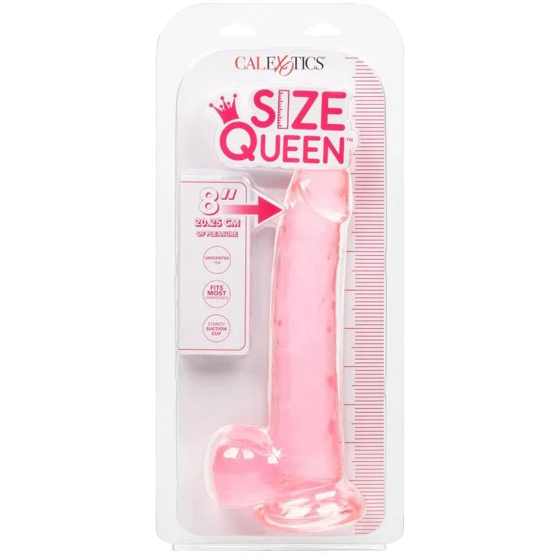 CALEXOTICS - SIZE QUEEN DILDO ROSA 20.3 CM - Nuvica