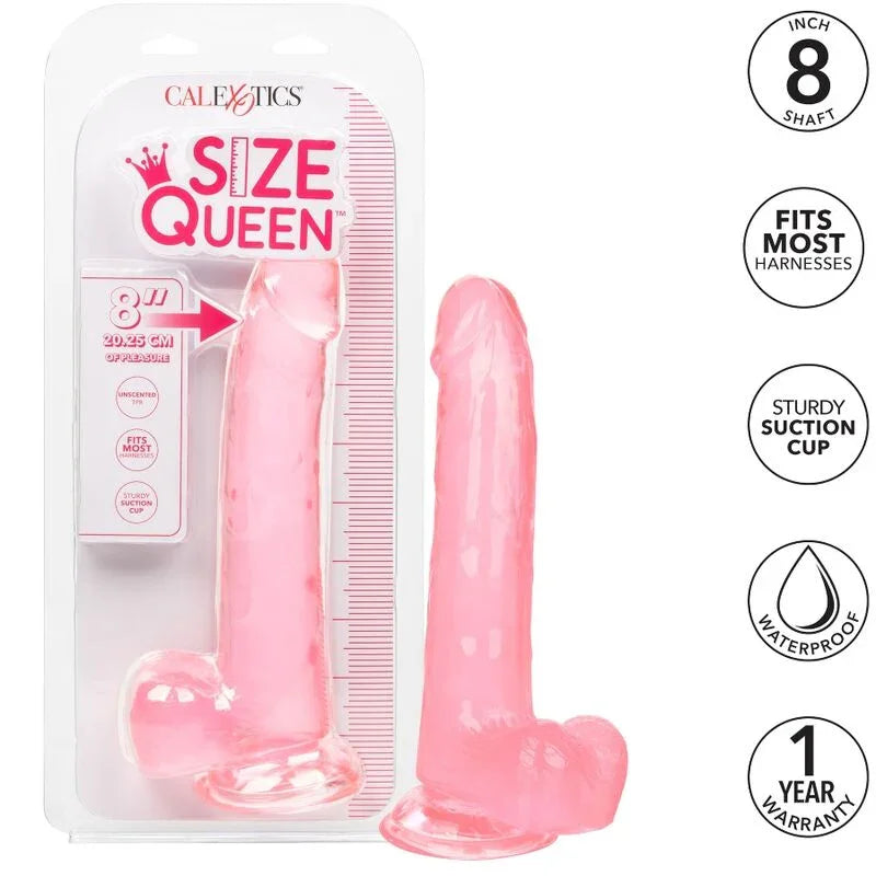 CALEXOTICS - SIZE QUEEN DILDO ROSA 20.3 CM - Nuvica