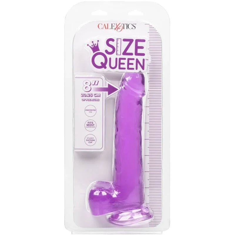 CALEXOTICS - SIZE QUEEN DILDO LILA 20.3 CM - Nuvica